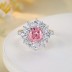 8A Cubic Zirconia Square Solitaire Ring 70200225