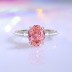 8A Cubic Zirconia Oval Solitaire Ring 70200226