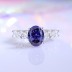 8A Cubic Zirconia Oval Solitaire Ring 70200228