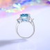 8A Cubic Zirconia Rectangle Solitaire Ring 70200232