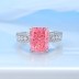 8A Cubic Zirconia Rectangle Solitaire Ring 70200236