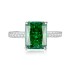 8A Cubic Zirconia Rectangle Solitaire Ring 70200237