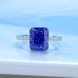 8A Cubic Zirconia Rectangle Solitaire Ring 70200237