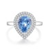 Water Drop Zirconia Solitaire Ring 70200238