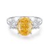 8A Cubic Zirconia Oval Solitaire Ring 70200240