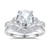 8A Zirconia Oval Solitaire Stack Ring Set 70200241