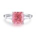 8A Cubic Zirconia Square Solitaire Ring 70200244