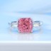 8A Cubic Zirconia Square Solitaire Ring 70200244