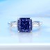 8A Cubic Zirconia Square Solitaire Ring 70200244