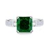 8A Cubic Zirconia Square Solitaire Ring 70200248