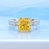 8A Cubic Zirconia Square Solitaire Ring 70200248