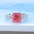 8A Cubic Zirconia Square Solitaire Ring 70200248