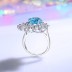 8A Cubic Zirconia Water Drop Solitaire Ring 70200249