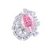 8A Cubic Zirconia Water Drop Solitaire Ring 70200249