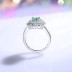 8A Cubic Zirconia Oval Cluster Solitaire Ring 70200253