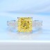 8A Cubic Zirconia Square Solitaire Ring 70200261