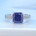 8A Cubic Zirconia Square Solitaire Ring 70200261