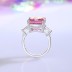 8A Cubic Zirconia Square Solitaire Ring 70200264