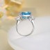 8A Cubic Zirconia Square Solitaire Ring 70200265