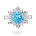 Snowflake High Carbon Diamond Solitaire Ring 70200278