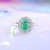 8A Cubic Zirconia Pigeon Egg Solitaire Ring 70200279