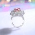 8A Cubic Zirconia Oval Cluster Solitaire Ring 70200285