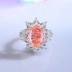 8A Cubic Zirconia Oval Cluster Solitaire Ring 70200286