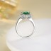 8A Cubic Zirconia Pigeon Egg Solitaire Ring 70200287