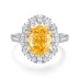 8A Cubic Zirconia Pigeon Egg Solitaire Ring 70200287