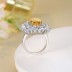 8A Cubic Zirconia Pigeon Egg Solitaire Ring 70200288