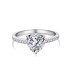 Classical Zirconia Love Heart Ring 70300073