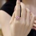 Zirconia Flower Heart Band Ring 70300074