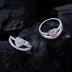 8A Zirconia Curves Heart Ring 70300078