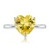 8A High Carbon Zirconia Heart Ring 70300080