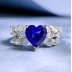 8A High Carbon Zirconia Heart Ring 70300083