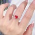 8A High Carbon Zirconia Heart Ring 70300088