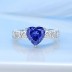 8A High Carbon Zirconia Heart Ring 70300090