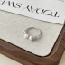 Fresh Water Pearl Zirconia Twist Open Ring 70400243