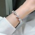 Sparkle Shaped Zirconia Bracelet 100100090