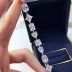 Sparkle Shaped Zirconia Bracelet 100100090