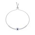 Evil Eye Zirconia Adjustable Bracelet 100100092