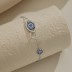 Blue Evil Eye Zirconia Adjustable Bracelet 100100096