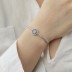 Blue Evil Eye Zirconia Adjustable Bracelet 100100099