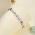 Luxury Colorful Zirconia Fanshaped Bracelet 100100108