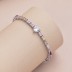 Luxury Colorful Tennis Zirconia Heart Bracelet 100100116