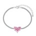 8A Heart Zirconia Tennis Bracelet 100100119