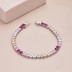 Rainbow Heart Tennis Zirconia Bracelet 100100120