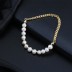 Cuban Chain Natural Pearl Beads Bracelet 100100125