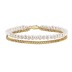 Layered Chains Natural Pearl Bracelet 100100127