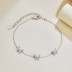 Butterfly Zirconia Chain Bracelet 100100130